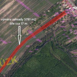 Prodej zahrady 5 781 m² Stavěšice