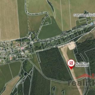 Prodej stavební parcely 5 279 m² Budišov nad Budišovkou Guntramovice