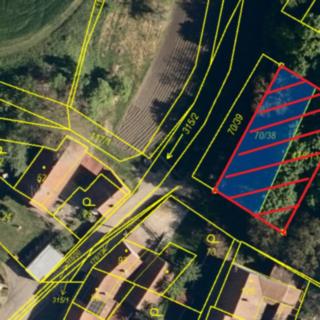 Prodej stavební parcely 500 m² Podbřežice