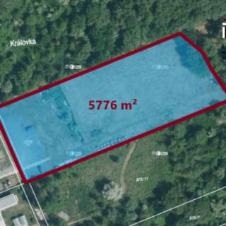 Prodej komerčního pozemku 5 776 m² Brno, Kšírova