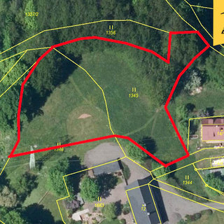 Prodej stavební parcely 3 326 m² Trutnov Poříčí, Vysoká stráň