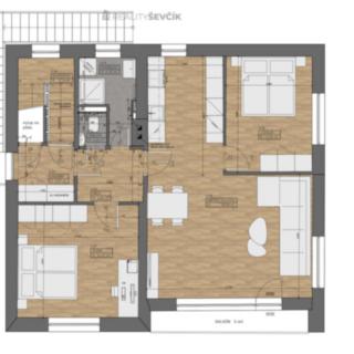 Pronájem bytu 3+kk 77 m² Hluboká nad Vltavou, Husova