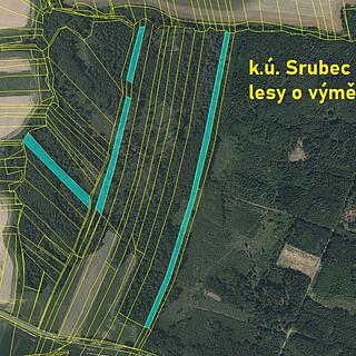 Prodej lesa 18 018 m² Srubec, Ledenická-Škarda