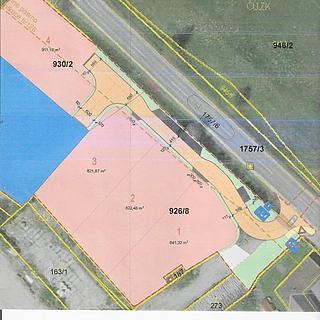 Prodej stavební parcely 4585 m&sup2; Číměř