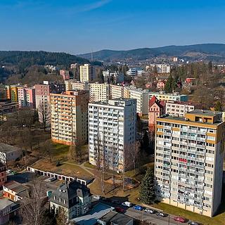 Pronájem bytu 2+1 58 m² Jablonec nad Nisou, Budovatelů