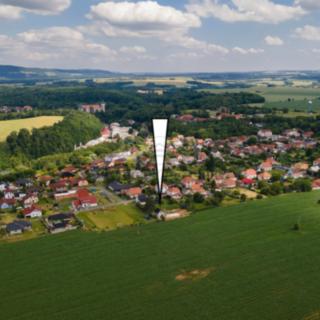 Prodej stavební parcely 829 m² Žleby