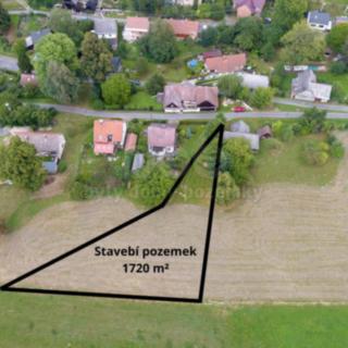 Prodej stavební parcely 1 720 m² Česká Třebová Kozlov