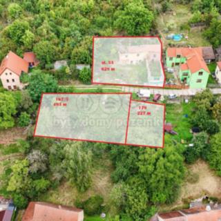 Prodej stavební parcely 628 m² Krušovice, Na Stráni
