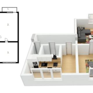 Prodej bytu 2+1 48 m² České Budějovice 7, Grünwaldova