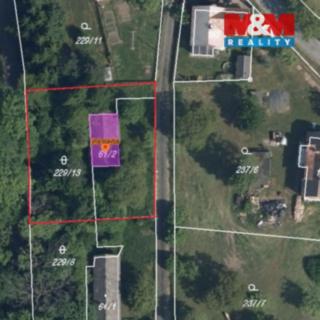 Prodej stavební parcely 1 207 m² Chocnějovice Sovenice
