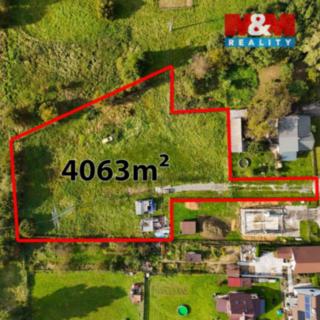 Prodej stavební parcely 4063 m² Petřvald