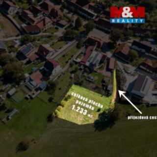 Prodej stavební parcely 1 233 m² Závist