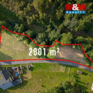 Prodej stavební parcely 2 801 m² Červená Voda Moravský Karlov
