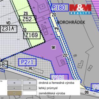 Prodej komerčního pozemku 900 m² Borohrádek