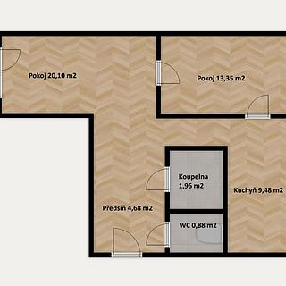 Prodej bytu 2+1 50 m² Příbram VII, Bratří Čapků