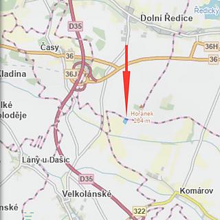 Prodej zemědělské půdy 9 215 m² Dolní Roveň Komárov