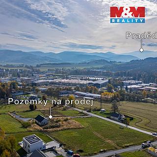 Prodej stavební parcely 1161 m² Jeseník