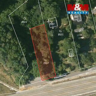 Prodej stavební parcely 604 m² Plzeň Skvrňany