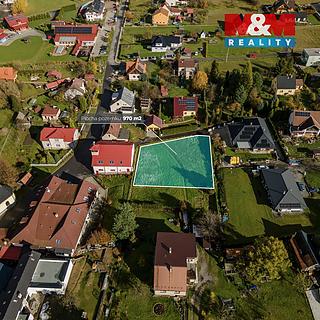 Prodej stavební parcely 970 m² Lhotka