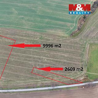 Prodej zemědělské půdy 12605 m² Předhradí