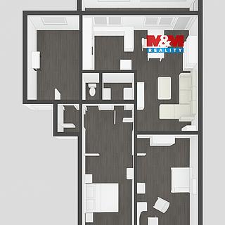 Prodej bytu 4+kk 78 m² Most