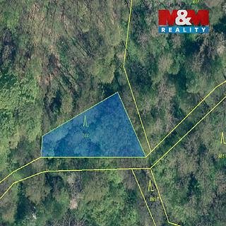 Prodej lesa 13 742 m² Úštěk Habřina