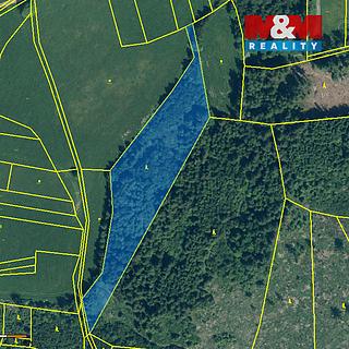 Prodej lesa 10 718 m² Kolinec Buršice