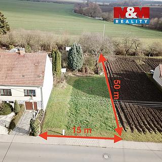 Prodej stavební parcely 753 m² Tvarožná