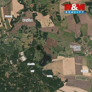 Prodej zemědělské půdy 9668 m² Kostelec nad Vltavou