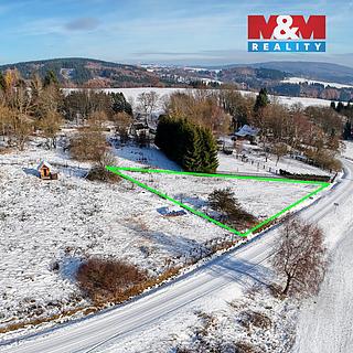 Prodej stavební parcely 1 100 m² Výsluní Volyně