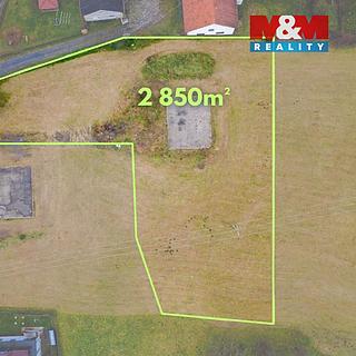 Prodej stavební parcely 2 850 m² Odry Loučky