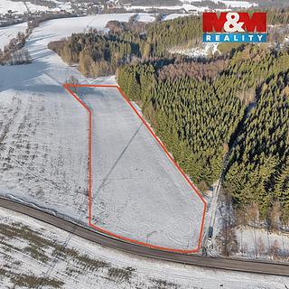 Prodej louky 14487 m&sup2; Horní Brusnice