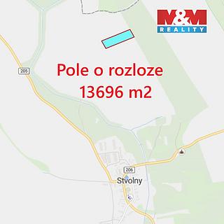 Prodej zemědělské půdy 13 696 m² Manětín Stvolny