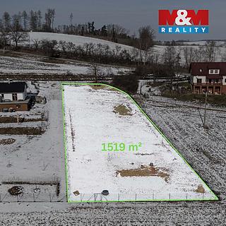 Prodej stavební parcely 1519 m&sup2; Postupice