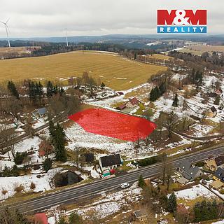 Prodej stavební parcely 3 587 m² Jindřichovice