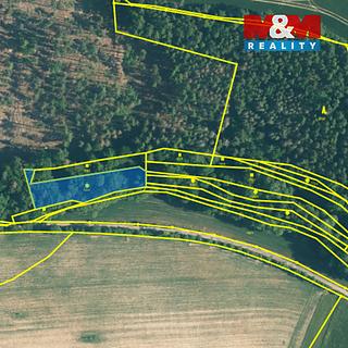 Prodej zahrady 1239 m&sup2; Újezd u Svatého Kříže
