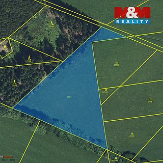 Prodej zemědělské půdy 6070 m&sup2; Jestřabí v Krkonoších
