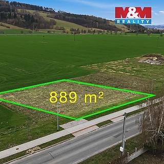 Prodej stavební parcely 889 m² Vikýřovice