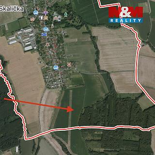 Prodej zemědělské půdy 6 238 m² Skalička