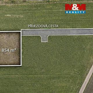 Prodej stavební parcely 854 m² Přelovice