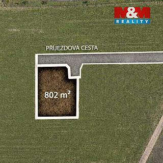 Prodej stavební parcely 802 m² Přelovice
