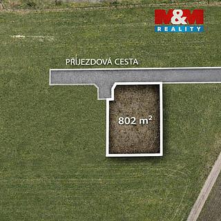 Prodej stavební parcely 802 m² Přelovice