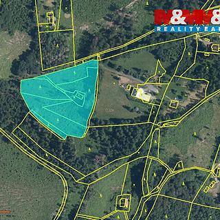 Prodej zahrady 12588 m&sup2; Pstruží