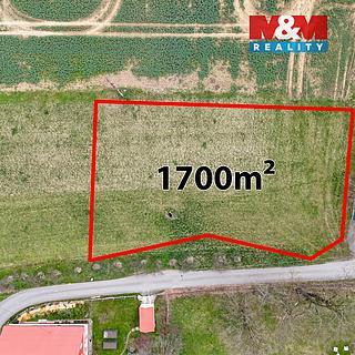 Prodej stavební parcely 1700 m&sup2; Jistebník