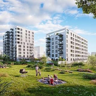 Prodej bytu 1+kk a garsoniéry 43 m² Praha Vysočany, Pod Harfou