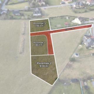 Prodej stavební parcely 842 m² Příbram Orlov