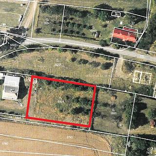 Prodej stavební parcely 1 875 m² Přehýšov Radějovice