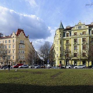 Pronájem bytu 2+kk 60 m² Praha Vinohrady, náměstí Jiřího z Poděbrad
