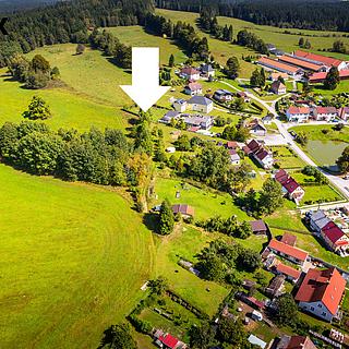 Prodej stavební parcely 1 374 m² Frymburk Milná