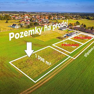Prodej stavební parcely 1398 m&sup2; Vitín